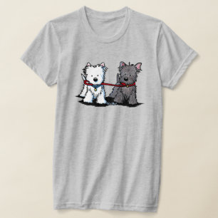 T-shirt KiniArt Walking Terriers