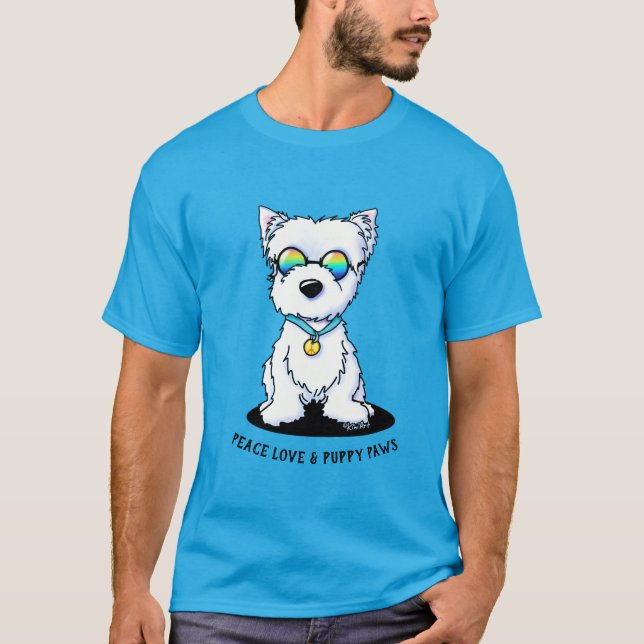 T-shirt KiniArt Westie (Devant)