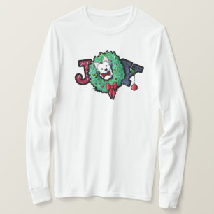 T-shirt KiniArt Westie Boy Christmas Joy