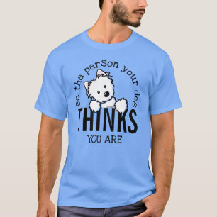T-shirt KiniArt Westie ÊTRE VOTRE CHIEN