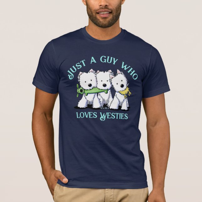 T-shirt KiniArt Westie Lover (Devant)
