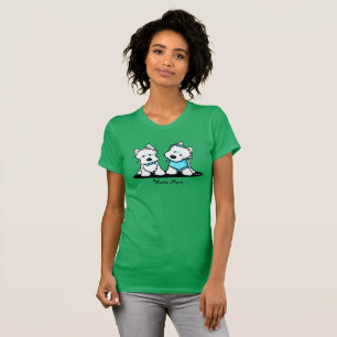 T-shirt KiniArt Westie Terriers