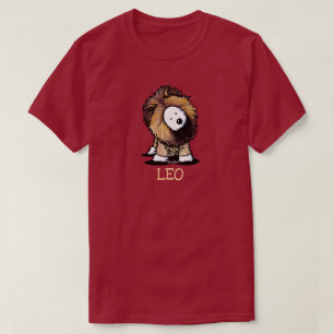 T-shirt KiniArt Westie Zodiac LEO Lion