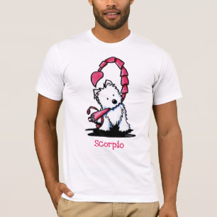 T-Shirt KiniArt Westie Zodiaque Scorpion
