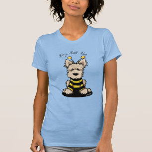 T-shirt KiniArt Wheaten Scottie Bee