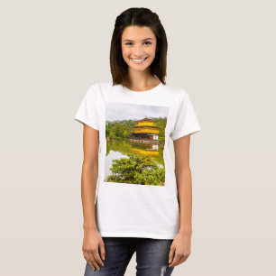 T-shirt Kinkaku-ji Ou Pavillon D'Or Et Étang, Kyoto