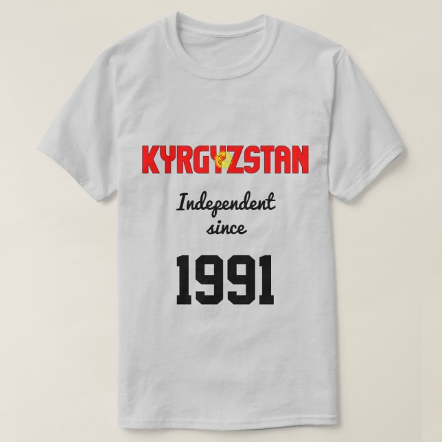 T-shirt Kirghizistan Fête de l'Indépendance (Design devant)