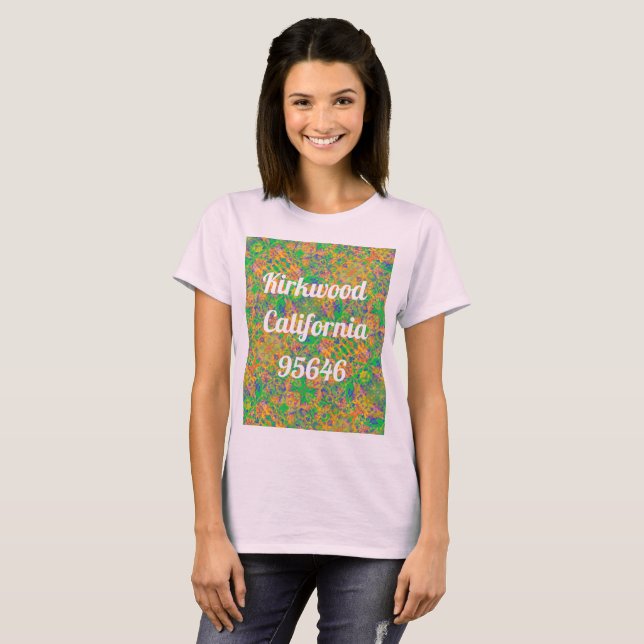 T-shirt Kirkwood, Californie 95646 (Devant entier)