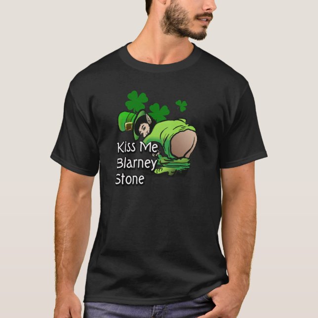 T-shirt Kiss Me Blarney Stone (Devant)