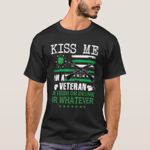 T-shirt Kiss Me I M Vétérinaire Shamrock St Patrick S Day