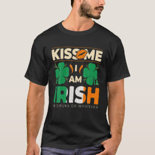 T-shirt Kiss Me Je suis Irlandais Saint Patrick Day