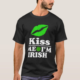 T-shirt Kiss Me Je suis Irlandais Saint Patrick Day 2022