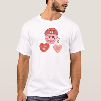 T-shirt "Kiss me" & "you Rock" Valentines Tee