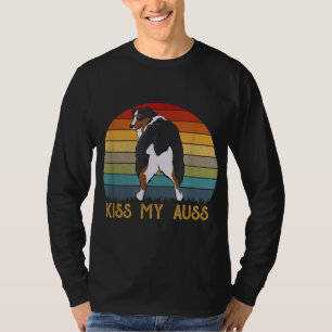 T-shirt Kiss My Auss Funny Aussie Maman Aussie Propriétair