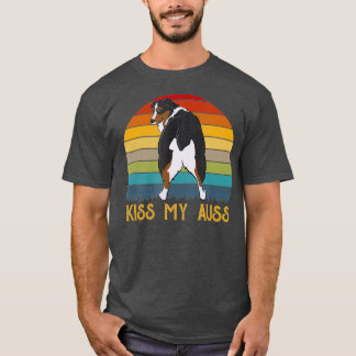 T-shirt Kiss My Auss Funny Aussie Maman Aussie Propriétair