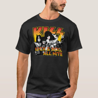 T-shirt KISS Rock Band Rock Rock & Roll All Nite Spaceman 