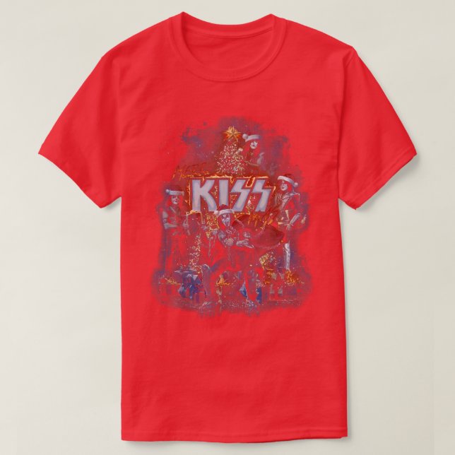 T-shirt KISS Très Joyeux KISSmas (Design devant)