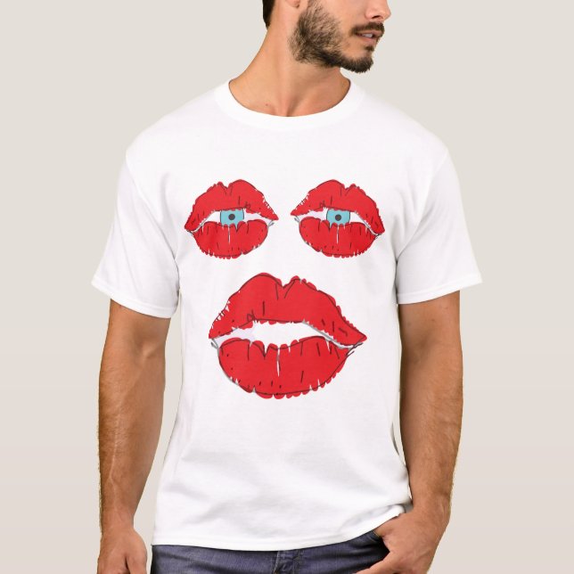 T-shirt KISSES Light Shirts (Devant)