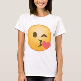 T-shirt Kissing Winking Emoji
