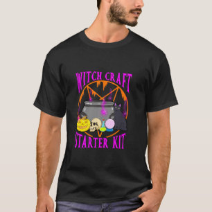T-shirt Kit d'entrée de cuisine occulte Halloween Cauldron