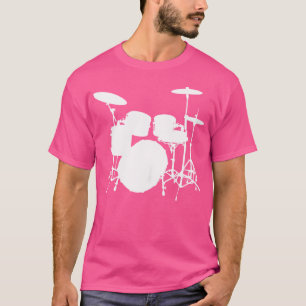 T-shirt Kit Tambour Conception Avec Cymbales Snare Drum Ba