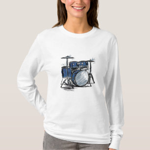 T-shirt Kit tambour Sketch Music