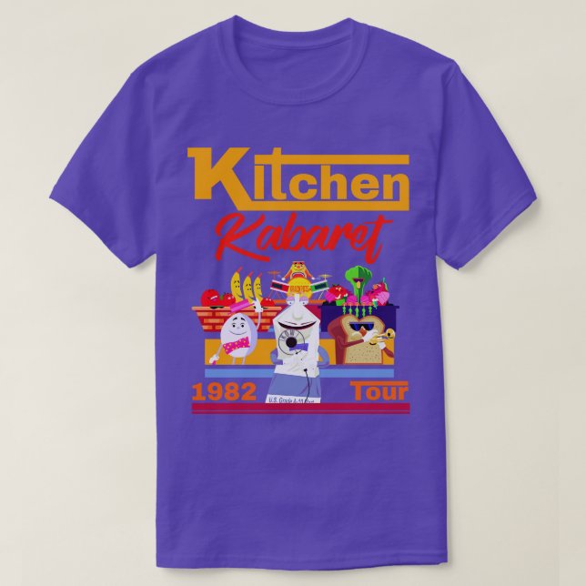 T-shirt Kitchen Kabaret 1982 (Design devant)