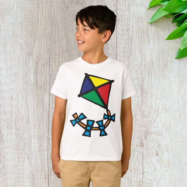 T-shirt Kite coloré (Créateur téléchargé)