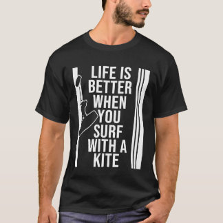 T-shirt Kiteboard Kitesurfer Surf avec un Kite Boarding