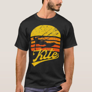 T-shirt Kitesurf Cadeau Kite Surf Rétro Kite Embarquement