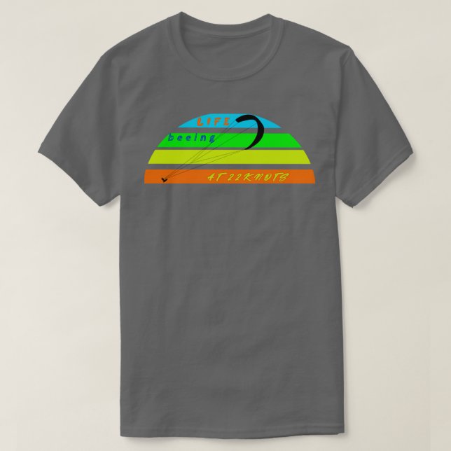 T-shirt kitesurf kite surf shirtsurf shirtwater sport (Design devant)