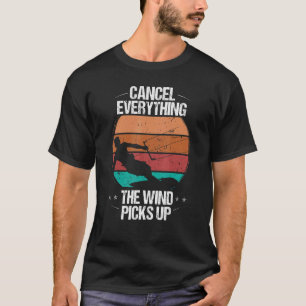 T-shirt Kitesurf Vintage Vent Prévision Kit Kitebaording