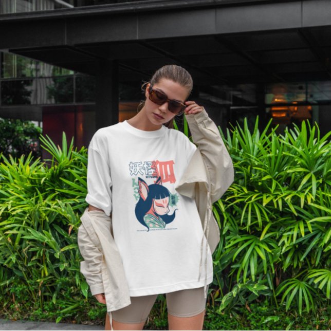 T-shirt Kitsune Japanese Yokai (Créateur téléchargé)