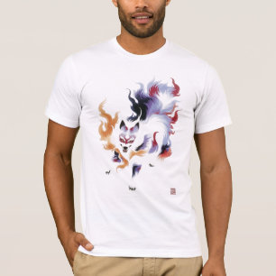 T-shirt Kitsune mythique traditionnelle
