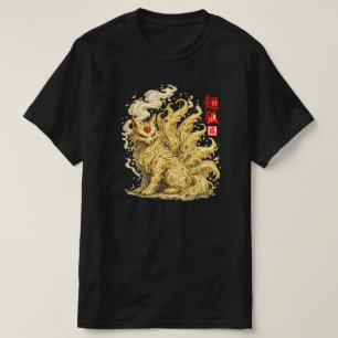 T-shirt Kitsune Nouille – Esprit Renard Japonais Fait de R