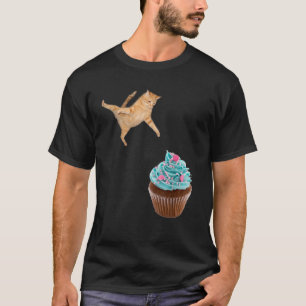 T-shirt Kitten Amateurs Vêtements Drôle Chat Cupcake Anniv
