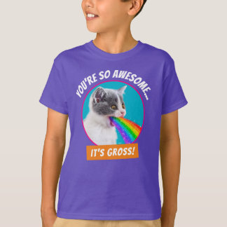 T-shirt Kitten crache vers le ciel