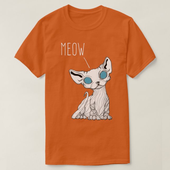 T-shirt Kitten meow (Design devant)