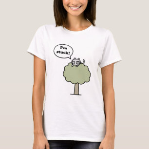 T-shirt Kitty a collé dans l'arbre