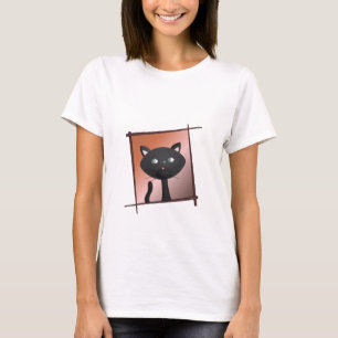 T-shirt Kitty avec le dessus de baguettes