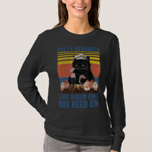 T-shirt Kitty Biscuits Nous Avons Besoin D'Em Black Cat 1