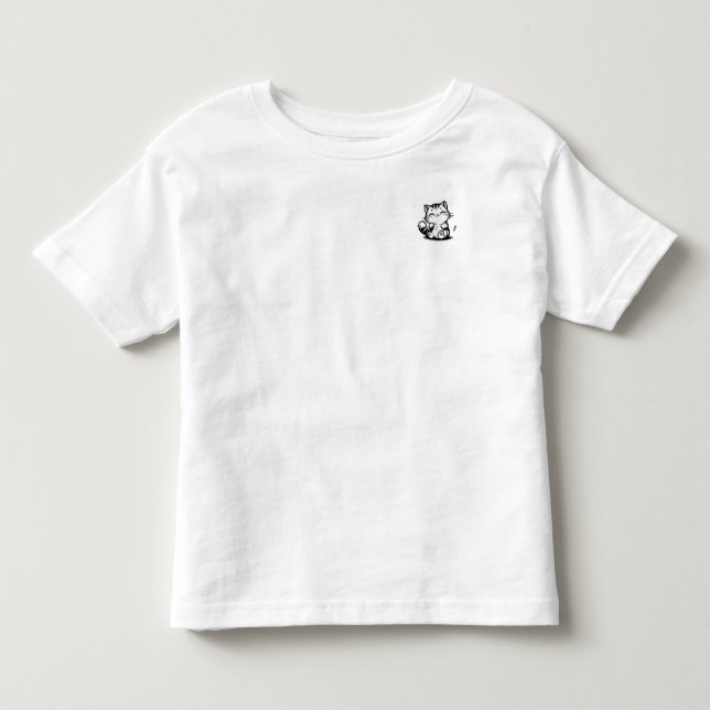T-shirt Kitty Delight Toddler Fine Jersey (Devant)