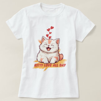 T-shirt Kitty Love Toute La Journée