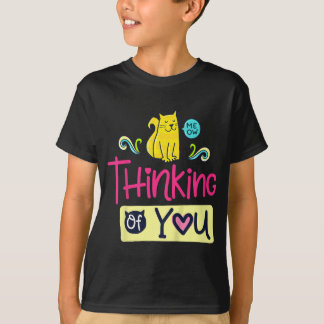 T-shirt Kitty Pense À Toi | Cadeau Amoureux des chats mign