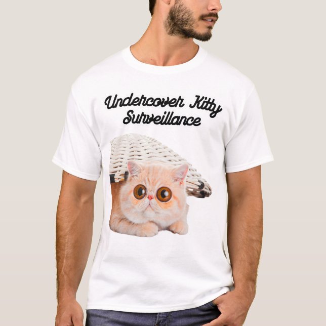 T-shirt kitty sous couverture (Devant)