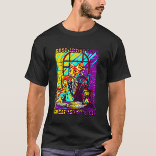 T-shirt Kitty Thug Gansta Chat Drôle de chat Gangsters