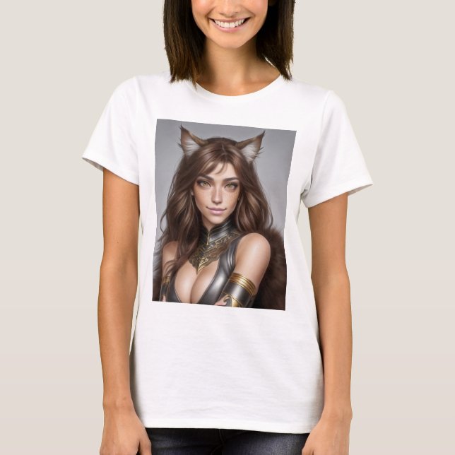 T-SHIRT KITTY WAIFU 08 (Devant)