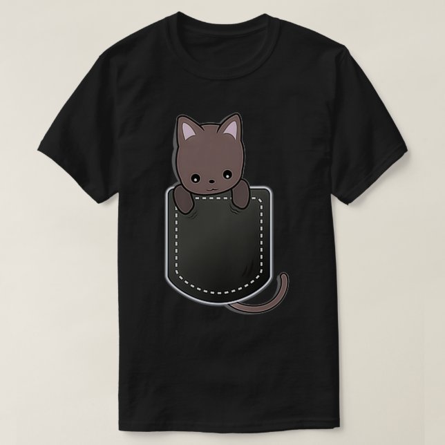 T-shirt KittyinPocheDesign ChatsKittenChat (Design devant)