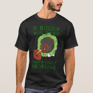 T-shirt Kiwi Bird Joueur de rugby Animal