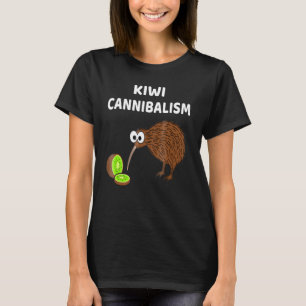 T-shirt Kiwi Cannibalisme mignon Cannibalisme Oiseau Tee